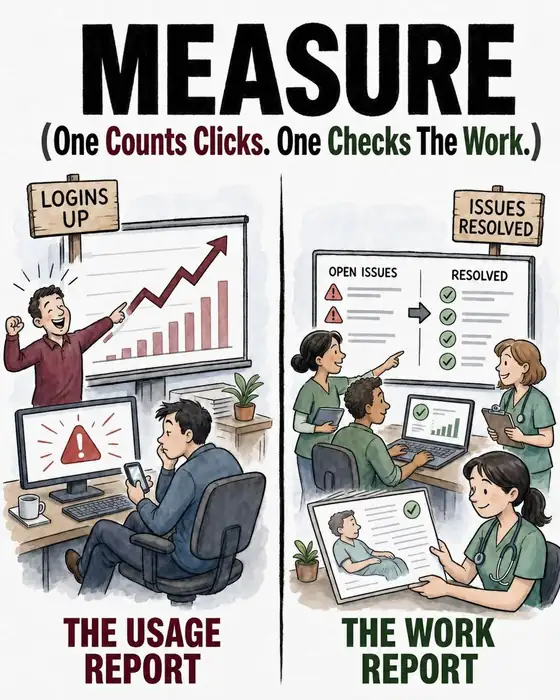 Measure illustration
